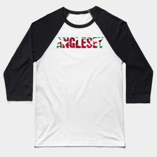 ANGLESEY WELSH FLAG Baseball T-Shirt